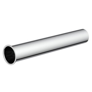 Verchromtes Kirchhoff Tauchrohr, 41,9 mm x 32 mm x 250 mm, für Siphonverlängerung.