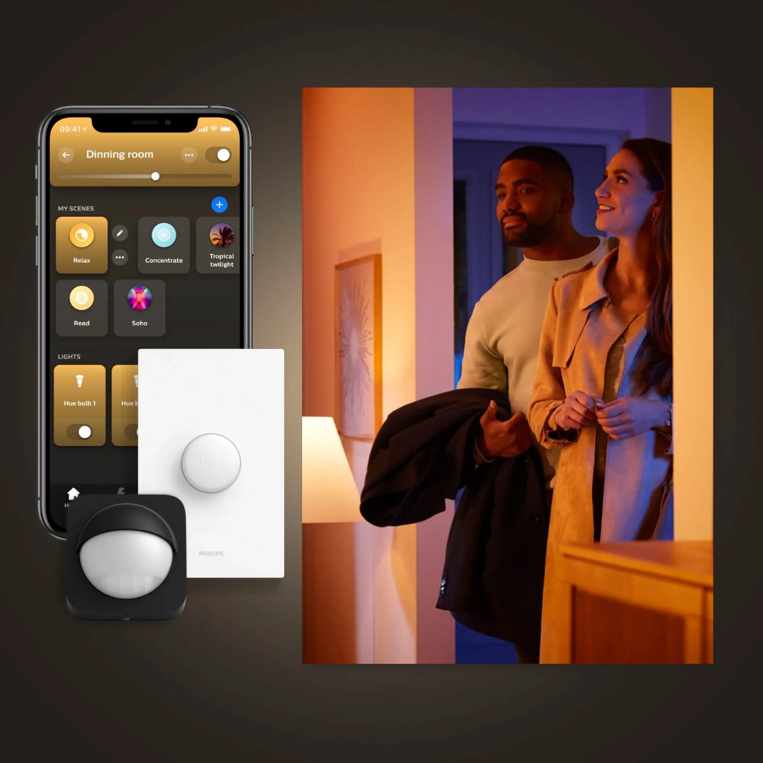 Philips Hue Smart-LED-Panelleuchte Datura White & Color Ambiance Ø 38,4 cm_9