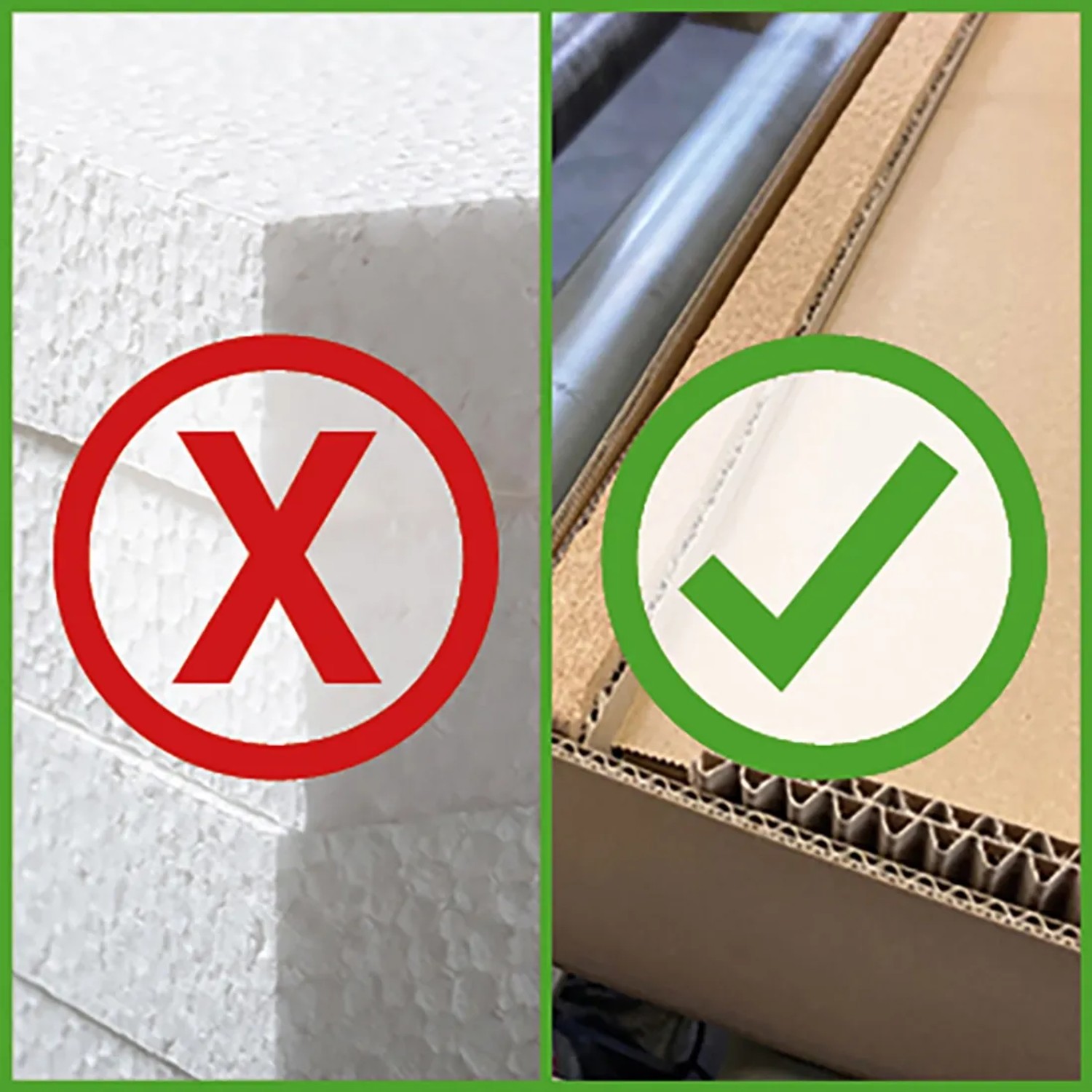 Verpackungshinweis: Arcena Badmöbel sicher im Karton verpackt, nicht in Styropor.