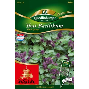 Quedlinburger Thai-Basilikum "Siam Queen" Loses Saatgut