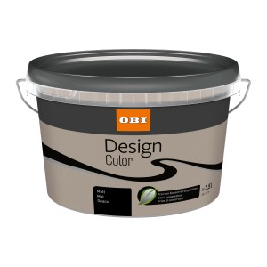 OBI Design Color Kiesel, matte Innenfarbe im 2,5 l Eimer.