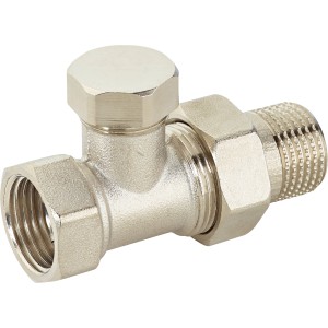 Rücklaufverschraubung Durchgang 18,6 mm (Rp 1/4) × 21 mm (R 1/2)