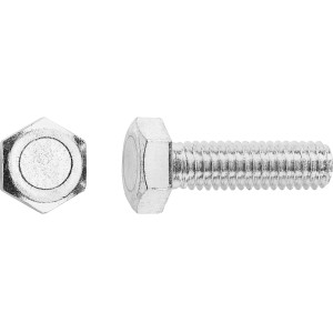 LUX Maschinenschraube M8x30 Edelstahl, Vollgewinde, 50er-Pack