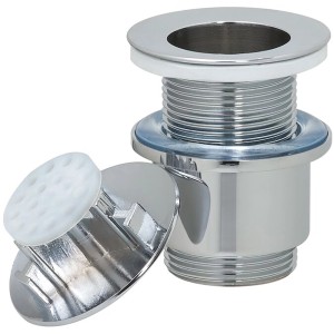 Tiger Universal Abfluss-Stöpsel aus Chrom für Waschbecken, mit offenem Design für schnellen Wasserablauf.