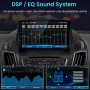 Junsun Autoradio: Touchscreen zeigt DSP/EQ Sound System mit Equalizer-Einstellungen und Audio-Balance.