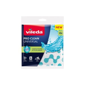 Vileda Universal-Tuch Pro Clean 4er Pack