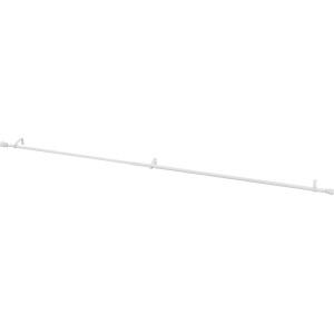 Gardinenstange Set Ø 16-19 mm x 120-210 cm Weiß Matt