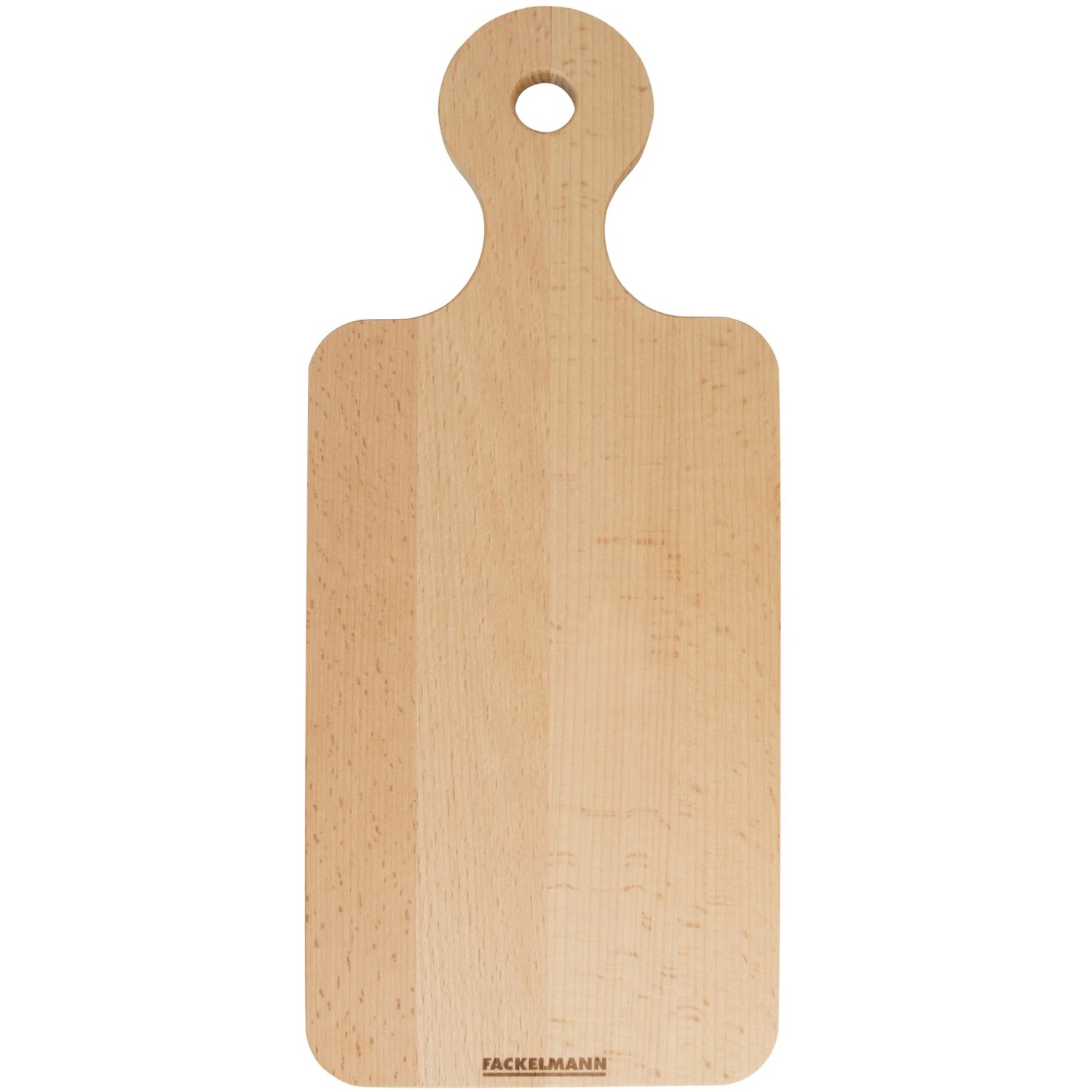 Fackelmann Holzbrett Fair, 15x35 cm, Küchenhelfer mit Griffloch.