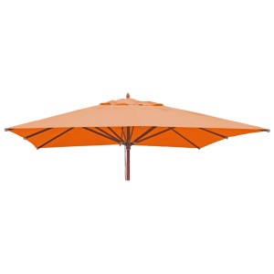 Terracottafarbener Ersatzbezug für MCW Sonnenschirm C57, 3x3m.