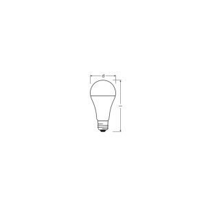 Osram LED-Birne E27 LED Star Classic 19 W Kaltweiß