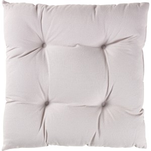 Hellgraues Sitzkissen Uni, 38x38 cm, für bequemes Sitzen und gemütliche Atmosphäre.
