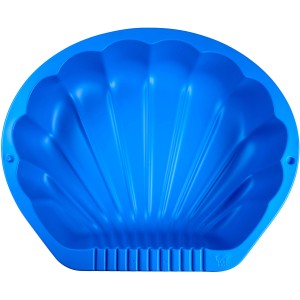 Blaue Big Sandmuschel/Wassermuschel (73x88x22cm) für Kinder ab 1,5 Jahren.