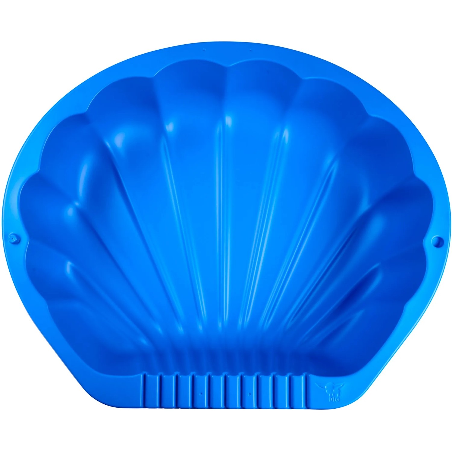 Blaue Big Sandmuschel/Wassermuschel (73x88x22cm) für Kinder ab 1,5 Jahren.