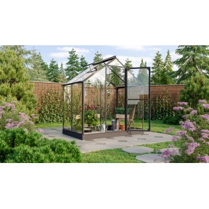 Vitavia Gewächshaus Triton 2500 Schwarz 2,5 m² inkl. Fundament