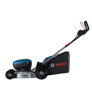 Bosch Professional Akku-Rasenmäher GRA 18V2-46 Solo, Akku-Mäher mit Fangkorb.