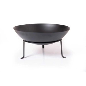 Jet-Line Feuerschale Minnesota aus Metall in Schwarz Ø 50 cm