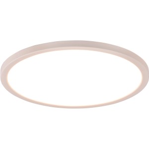 Weiße, runde Reality LED Deckenleuchte Aureo, 29x29cm, für Wohnräume.