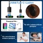 okwish Polsterbett 90x200cm mit USB C Laden Schlafzimmer Grau Leinen ohne Matratze_9