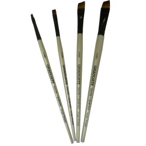 Daler-Rowney Graduate Multitechnik-Pinsel Synthetik 4er-Set