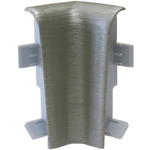 Innenecke System 15 in Silber für Laminat und Parkett – Zubehör für saubere Eckabschlüsse.