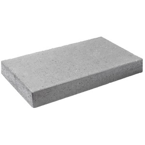 Premac Moodul Abdeckplatte, grau, 7,5x60x30 cm für Mauersysteme.