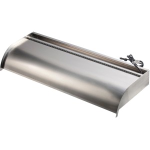 Ubbink Nevada LED Wasserfall aus Edelstahl für den Gartenteich.