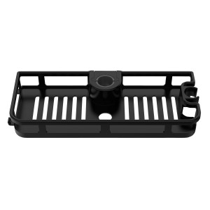 Wenko Duschablage Liberta 28,5 cm x 4 cm x 11,5 cm Schwarz Matt