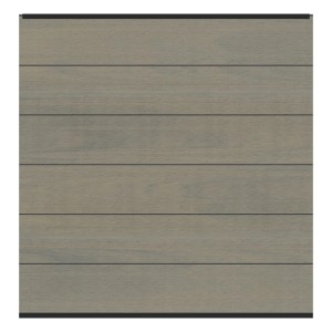 Sichtschutz Zaun-Set System WPC Platinum XL Taupe-Grau 178 cm x 184 cm