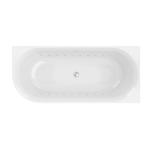 Ottofond Whirlpool Mince Corner L Light-System 180 cm x 80 cm Weiß