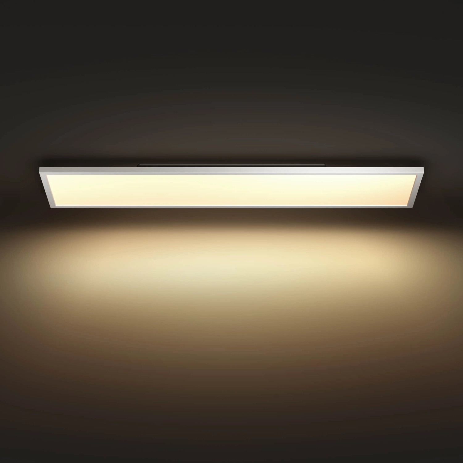 Rechteckige Philips Hue LED Deckenleuchte Surimu, White & Color Ambiance, 120x30 cm. SmartHome Lichtsteuerung.