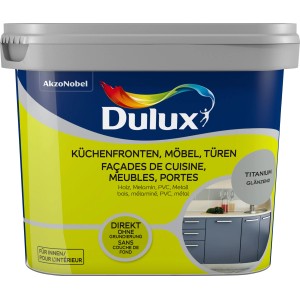 Dose Dulux Fresh Up Lack Titanium Glänzend für Küchen, Möbel und Türen.