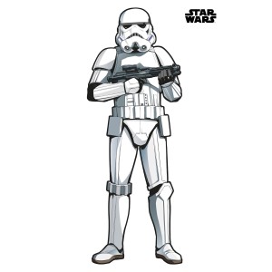 Komar Star Wars Fototapete: Stormtrooper in voller Montur mit Blaster.