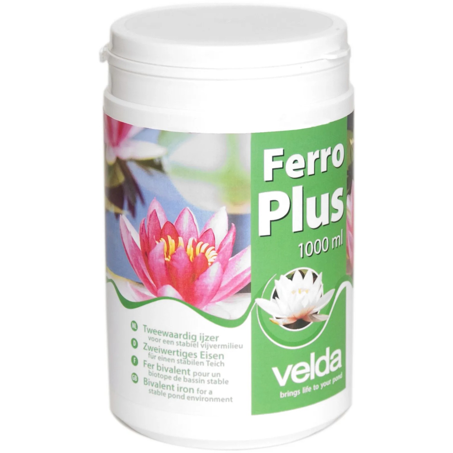 Velda Eisendünger Ferro Plus 1 l für Teichpflege und Pflanzenwachstum.