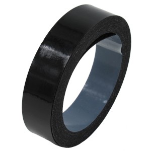 Kantenumleimer, selbstklebend, 5m x 19mm, Schwarz Hochglanz für Arbeitsplatten.