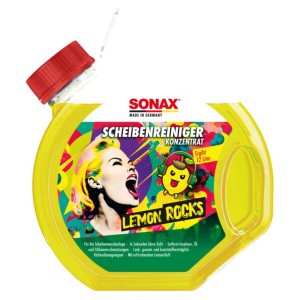 Sonax Scheibenreiniger Konzentrat Lemon Rocks 3l für klare Sicht & Autopflege.