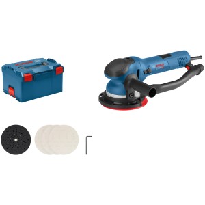 Bosch Professional Exzenterschleifer GET 75-150 mit Zubehör und L-Boxx