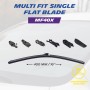 Michelin Scheibenwischer Multi Fit MF40X 400 mm mit Adaptern für Mercedes-Benz Fahrzeuge.