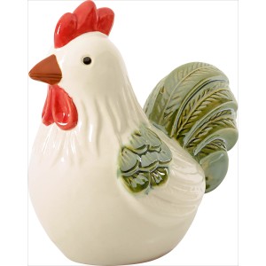 Deko-Figur Hahn Sitzend 20 cm