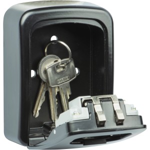 Burg Wächter Schlüsseltresor Key Safe 30 SB, geöffnet mit Schlüsselbund. Tresor zur Schlüsselaufbewahrung.