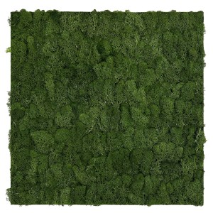 Jangal Wandpaneel Modular Wall Dark Green Moos, 52x52 cm, für natürliche Wanddekoration.