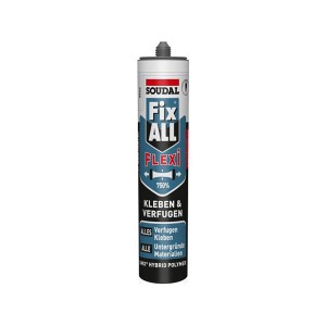 Soudal Fix All Flexi, weiß, 470g Kartusche, ideal zum Kleben und Verfugen.