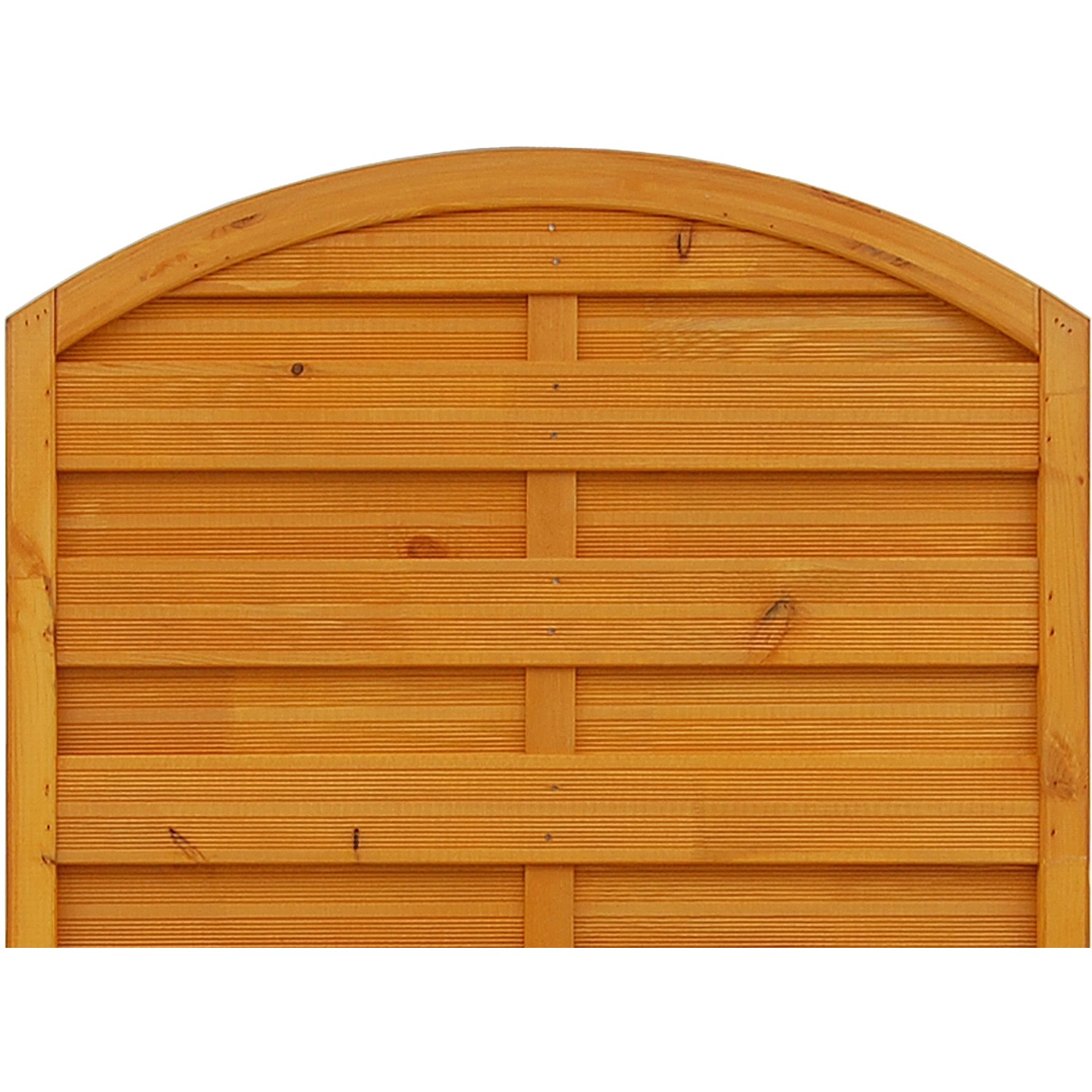 Sichtschutzzaun Element München, Pinie, 180x90cm, geriffelte Bretter, blickdicht.