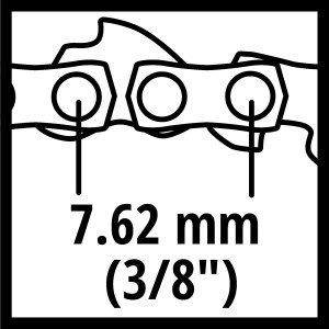 Einhell Kettensägen-Zubehör Ersatzkette 20cm 1,1 32T 7,62