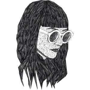 Komar Wandbild Grid Monochrome 30 x 40 cm