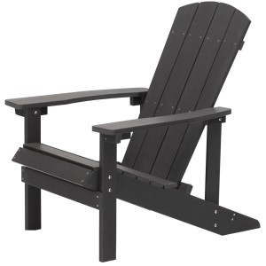 Grauer Home Deluxe Gartenstuhl Carino mit breiten Armlehnen für Garten, Terrasse oder Balkon.