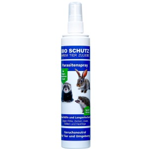 Bioschutz Parasitenspray für Nager, 150ml Flasche gegen Ungeziefer.