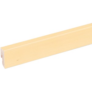 FN Neuhofer Sockelleiste Ahorn, Fichte/Kiefer Furnier, 16x40x2500 mm. Leiste für Clip-Montage.