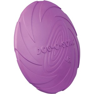Jollypaw Dog Disc aus Naturgummi, lila, ø 18 cm, Kauspielzeug für Hunde.