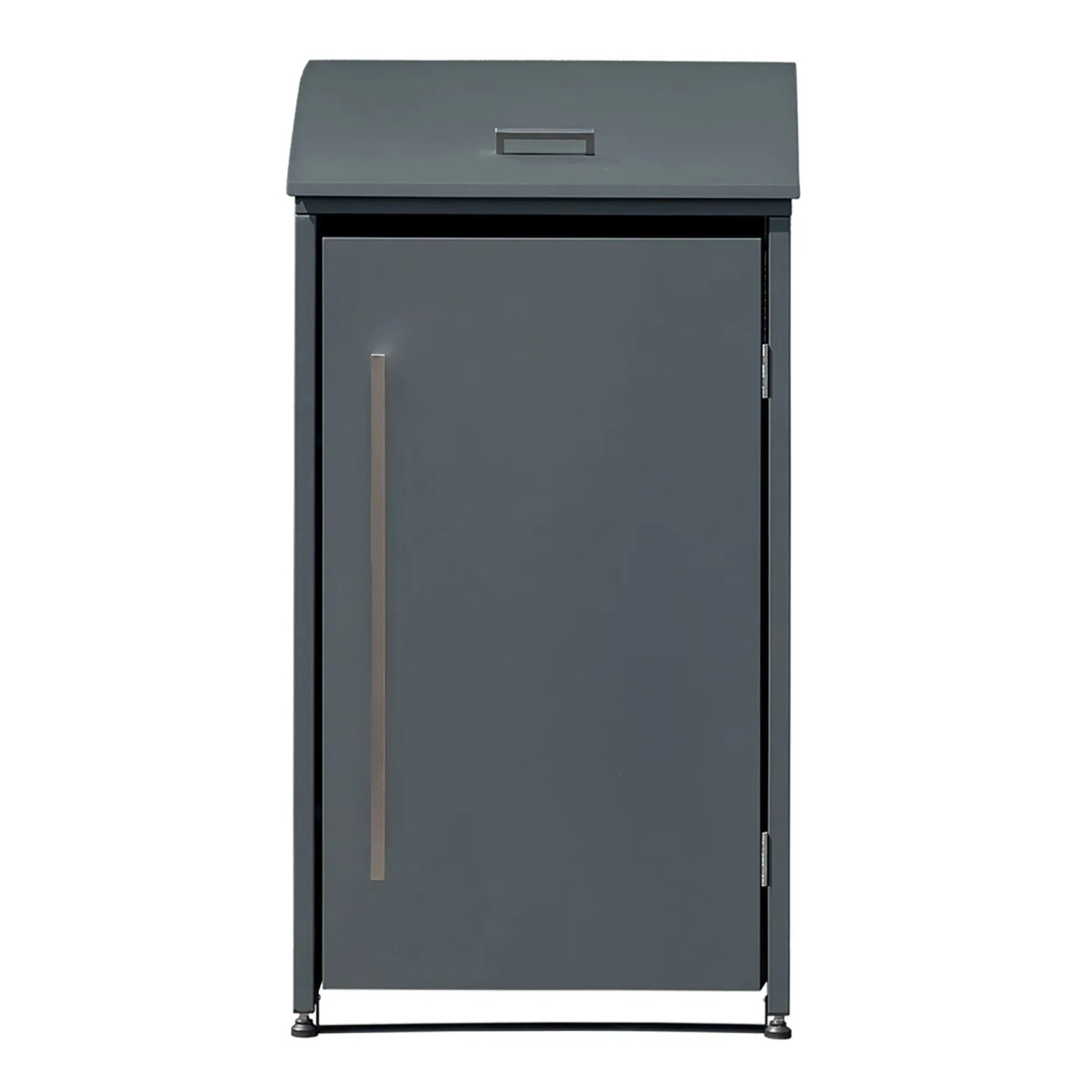 Westmann Mülltonnenbox Moderna, anthrazit, für 1x 240L Tonne. Aufbewahrungsbox mit Tür und Deckel.