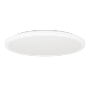 Weiße, runde Eglo LED-Deckenleuchte Connect-Z Rovito-Z, Durchmesser 39 cm.